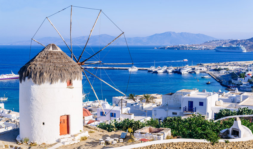 Görkemli Mykonos Adası